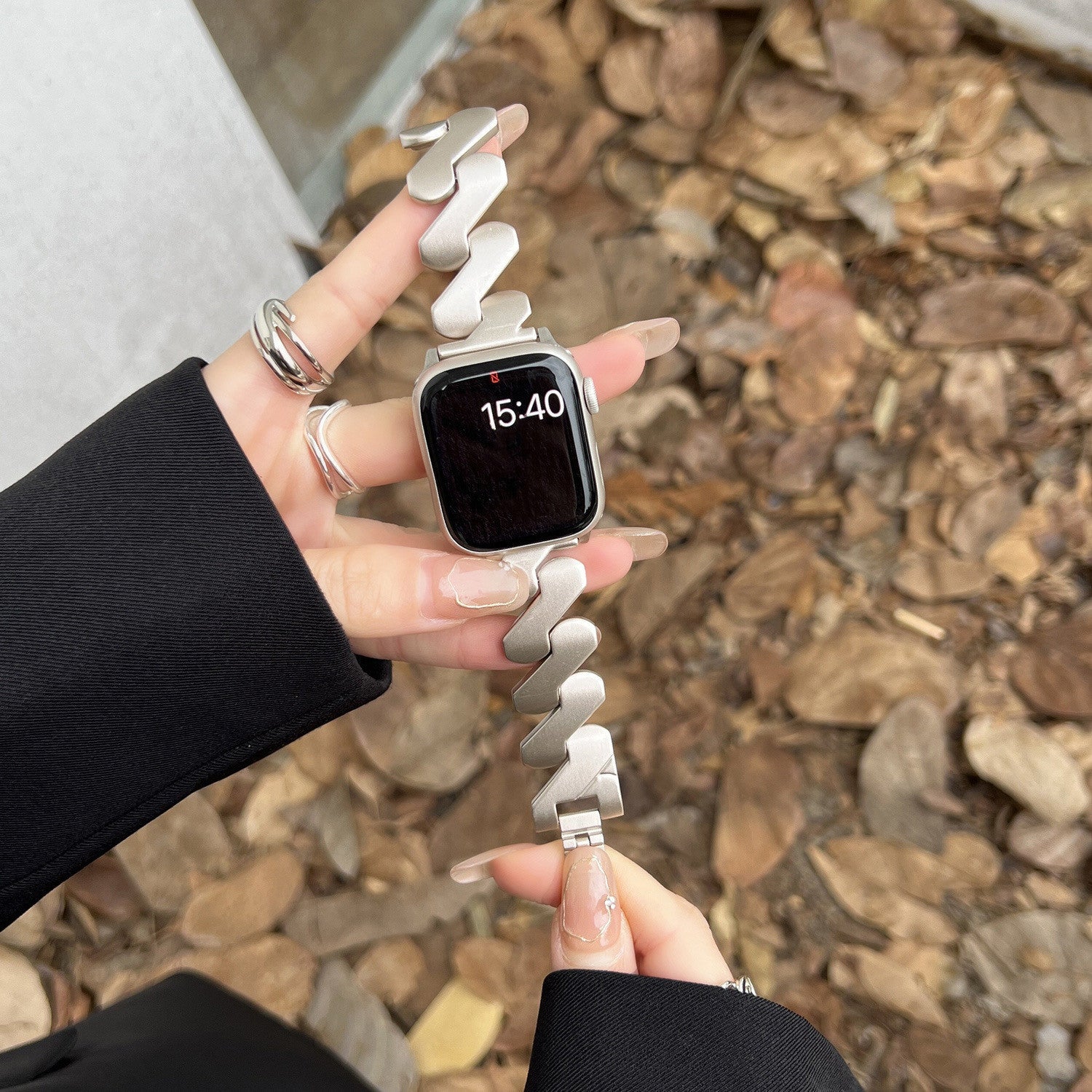 Drama Stainless Steel Apple Watch Strap