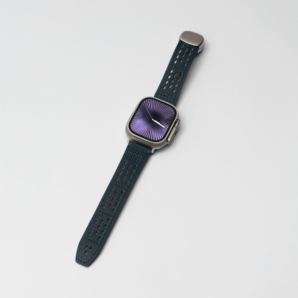 Breathable Leather Strap For Apple Watch