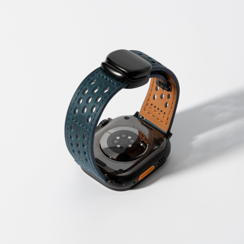 Breathable Leather Strap For Apple Watch