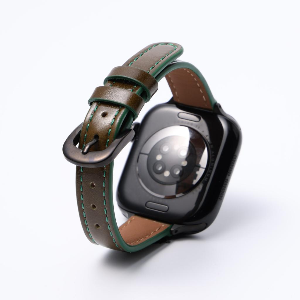 Retro Leather Apple Watch Strap