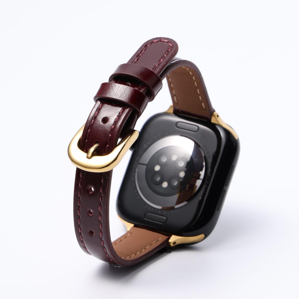 Retro Leather Apple Watch Strap