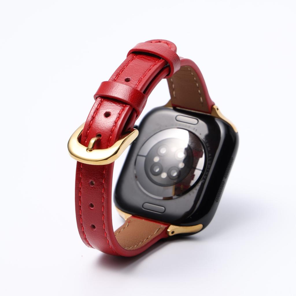 Retro Leather Apple Watch Strap