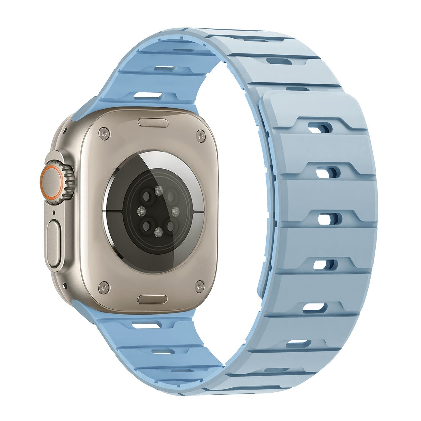 Breathable Magnetic Silicone Apple Watch Strap