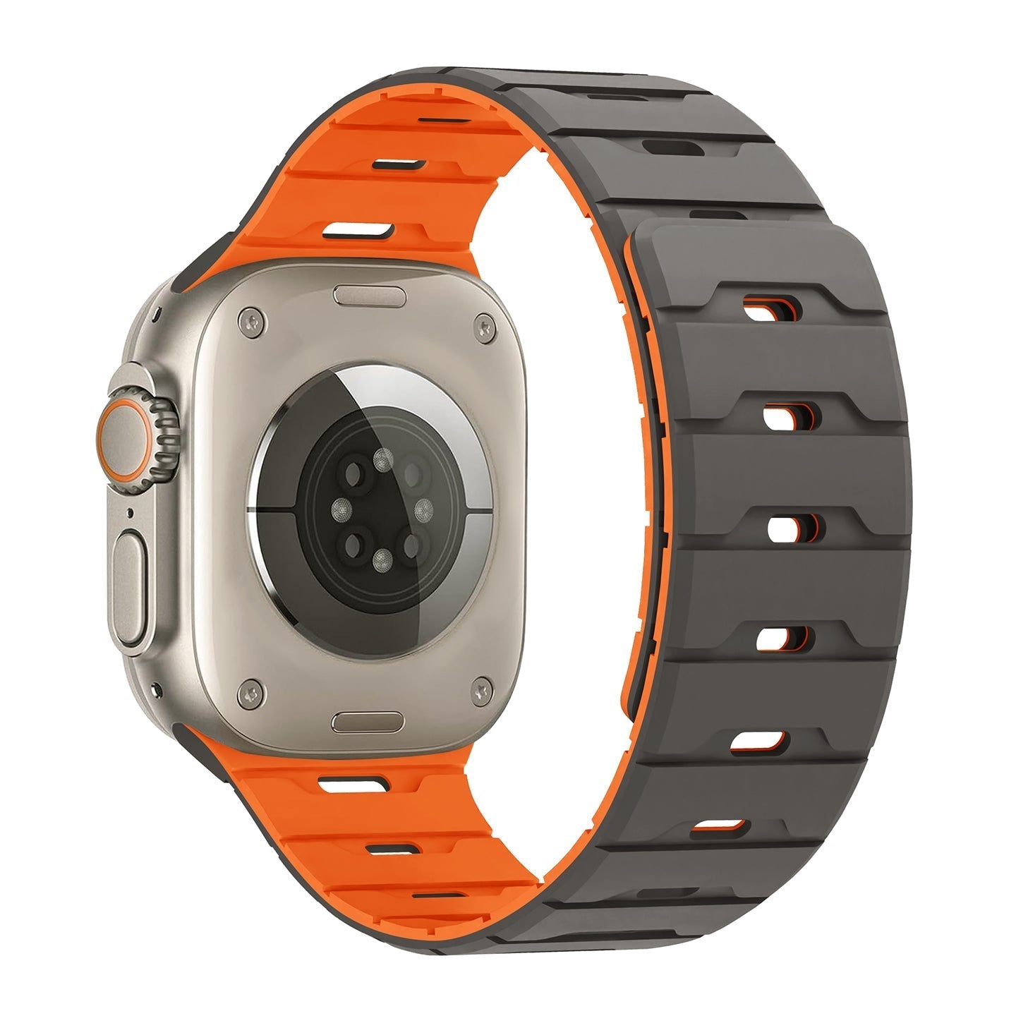 Breathable Magnetic Silicone Apple Watch Strap