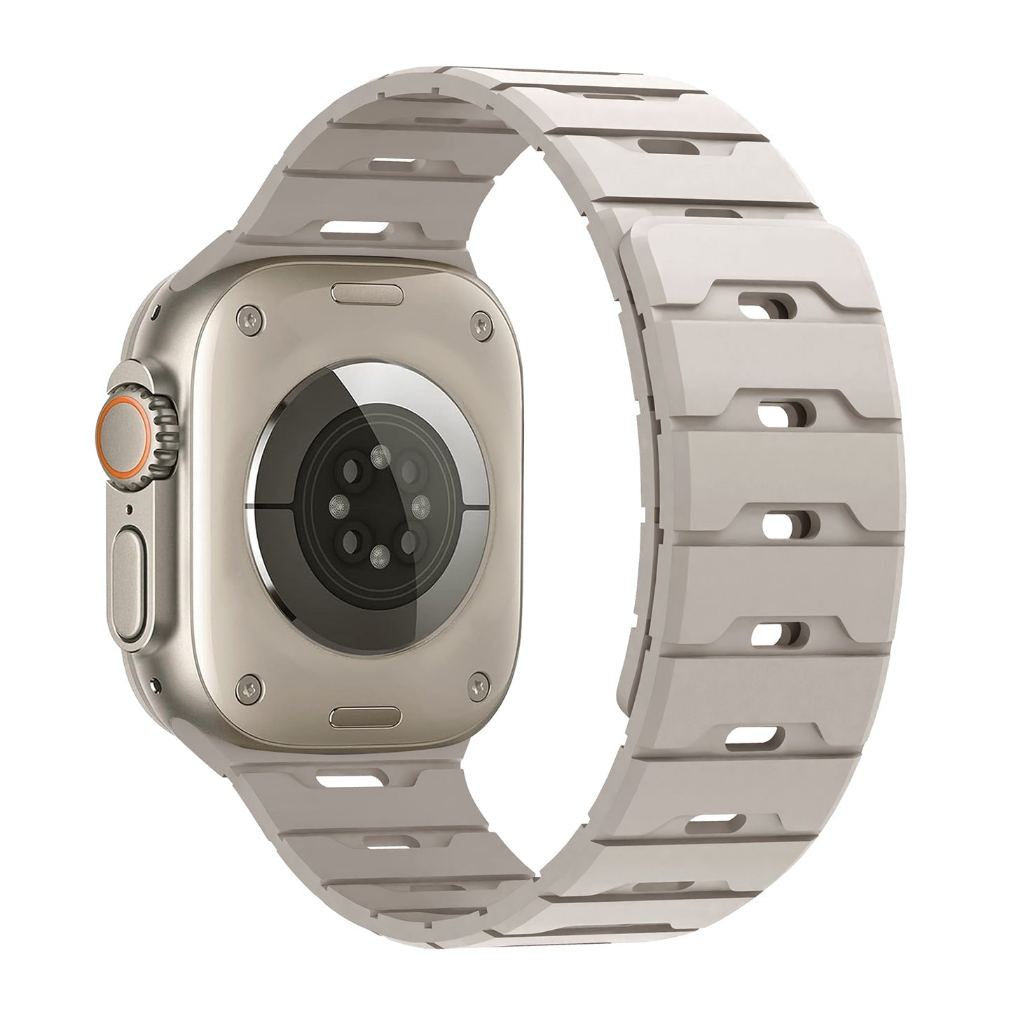 Breathable Magnetic Silicone Apple Watch Strap