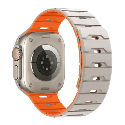 Breathable Magnetic Silicone Apple Watch Strap