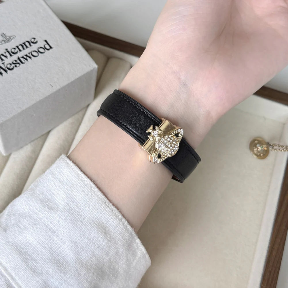 Saturn Magnetic Leather Strap