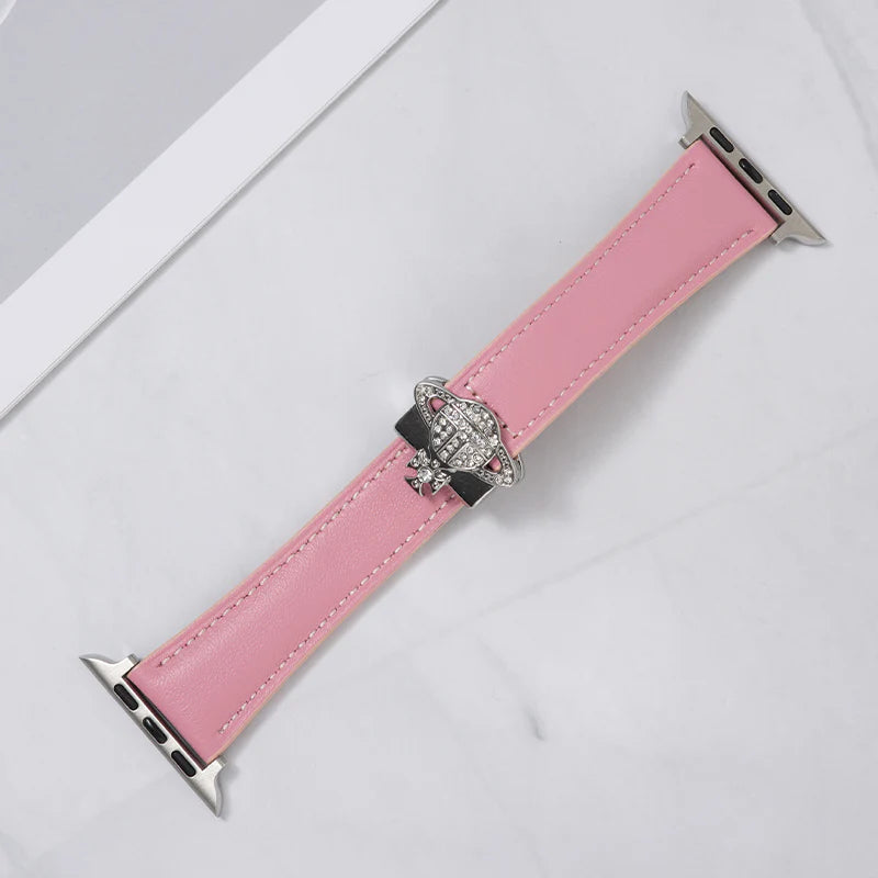 Saturn Magnetic Leather Strap