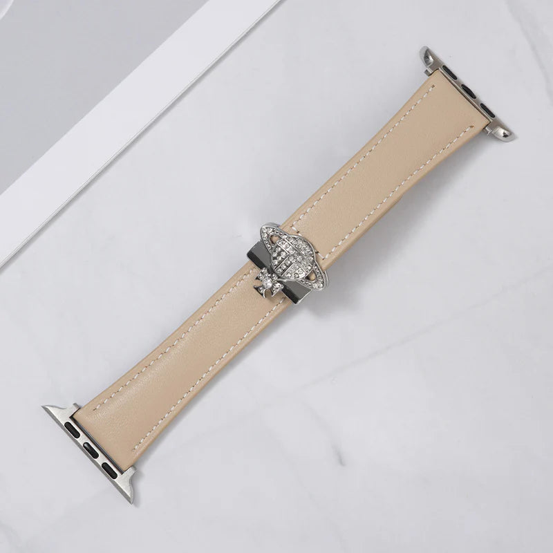 Saturn Magnetic Leather Strap