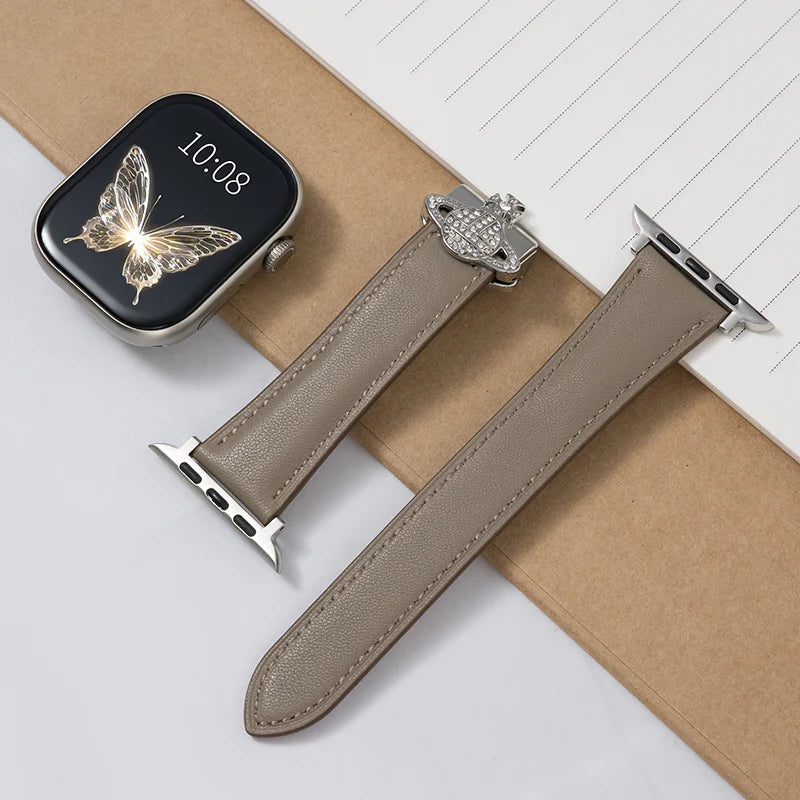 Saturn Magnetic Leather Strap