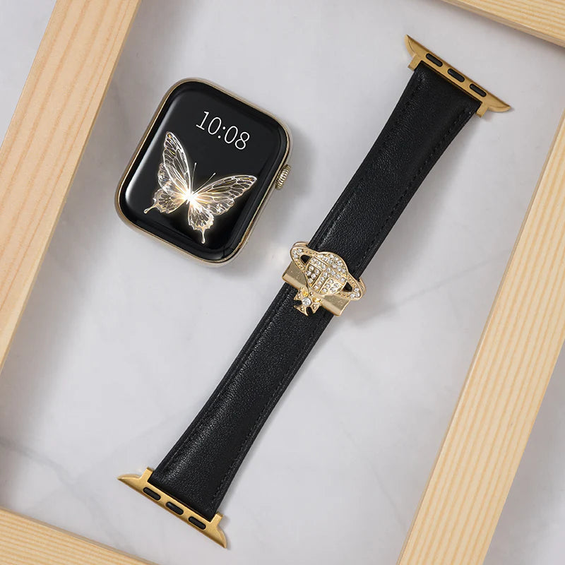 Saturn Magnetic Leather Strap