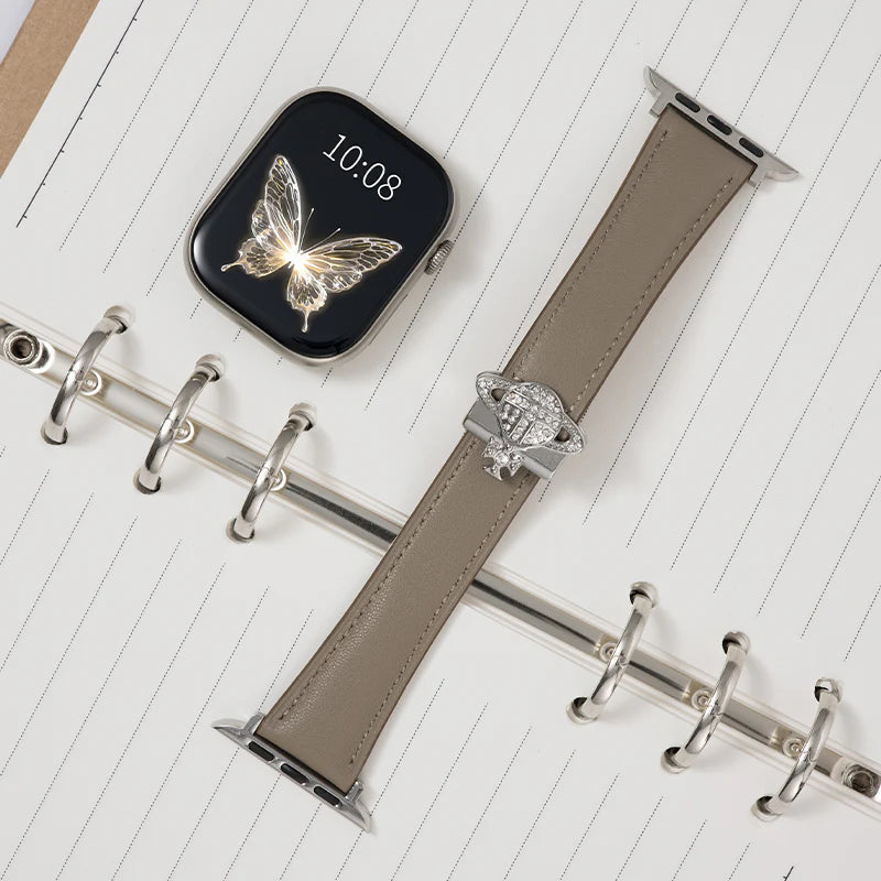 Saturn Magnetic Leather Strap