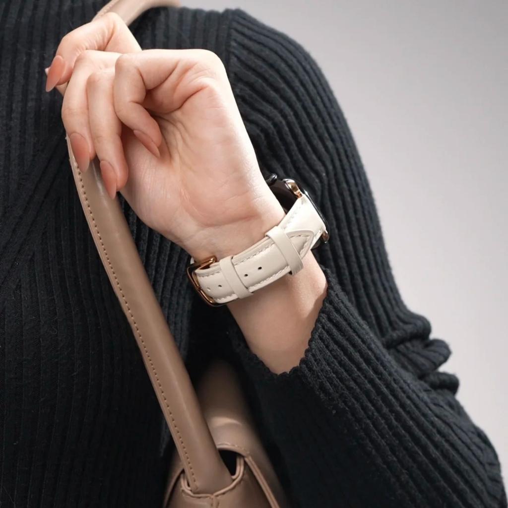 Retro Leather Apple Watch Strap