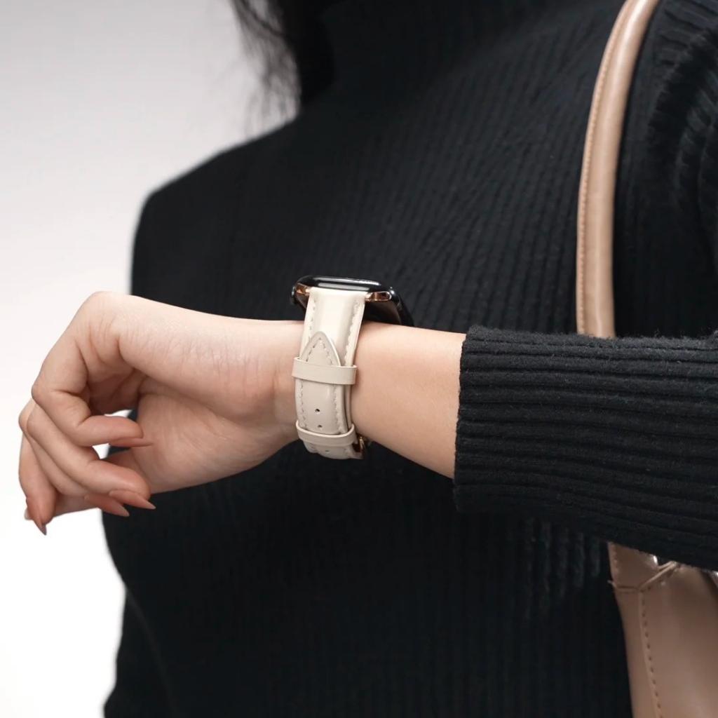 Retro Leather Apple Watch Strap